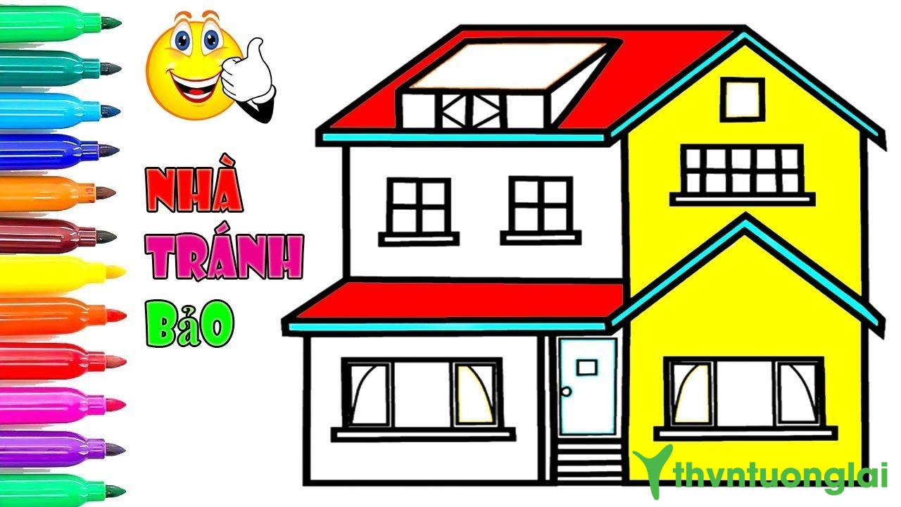 Draw your dream house  Simple house painting  YouTube